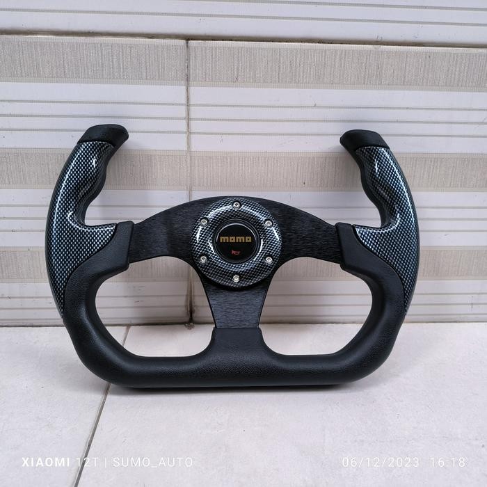 Jual Stir Racing Rep M O M O Motif Carbon Model Pesawat