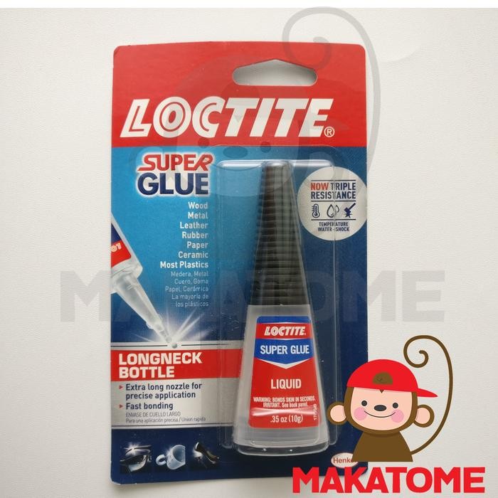 

LOCTITE SUPER GLUE LIQUID 10 GRAM LONGNECK BOTTLE 10 GR LONG NECK LEM
