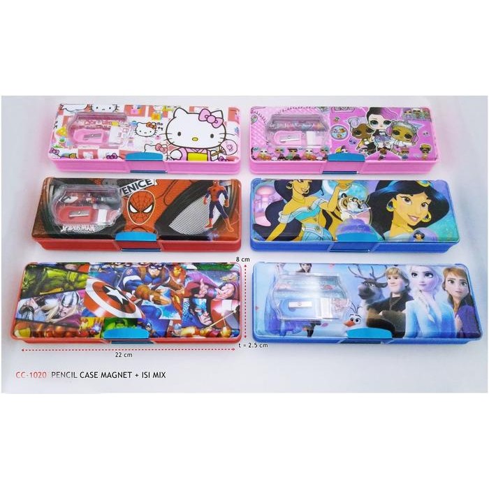 

Kotak / Tempat Pensil Magnet 2 Sisi + Isinya (CC-1020)