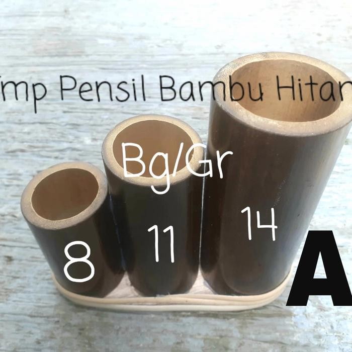

NEW PRODUK TEMPAT PENSIL BAMBU HITAM A & B WARUNG ARA67