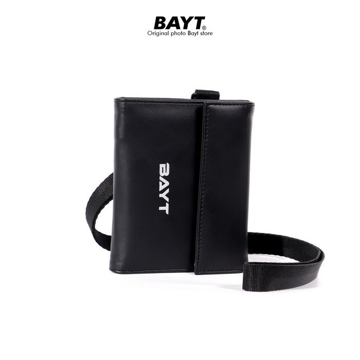 BAYT Dompet pria MAKHZAN dompet kartu kulit hanging wallet uang