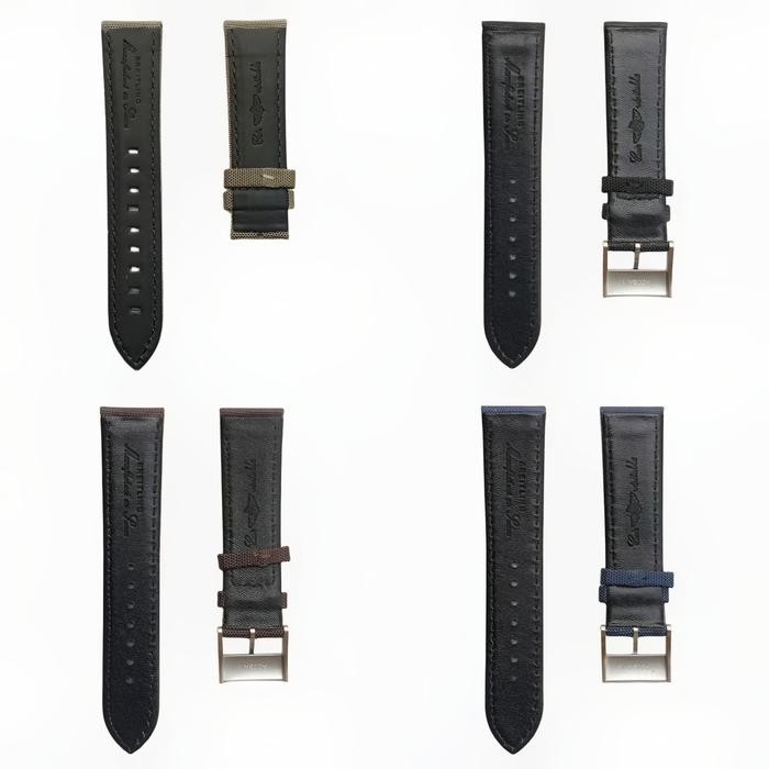 Tali Jam Tangan Kanvas 22 MM Replacement Strap For Breitling 7002