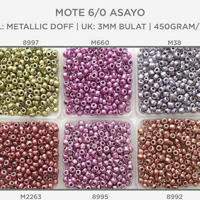 Mote Asayo 6/0 3Mm Semi Jepang