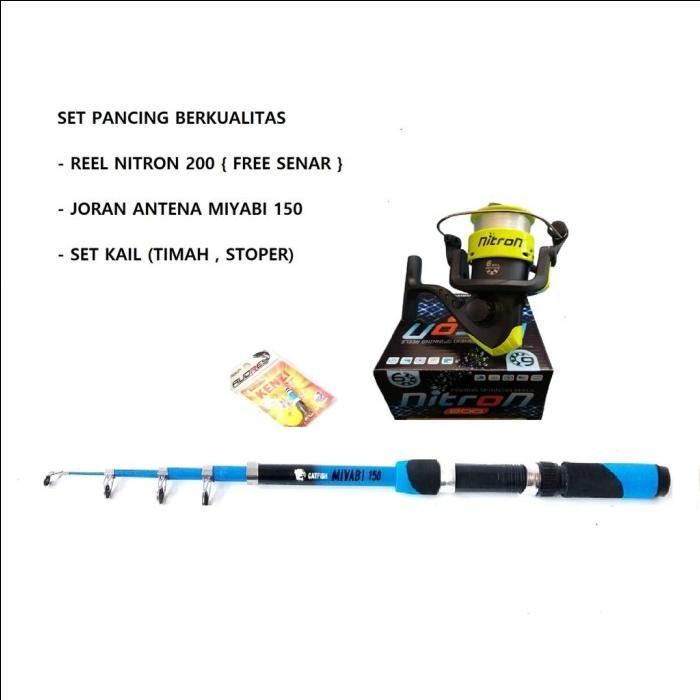 SET ALAT PANCING DAIDO ATAU NITRON DAN JORAN ANTENA 150