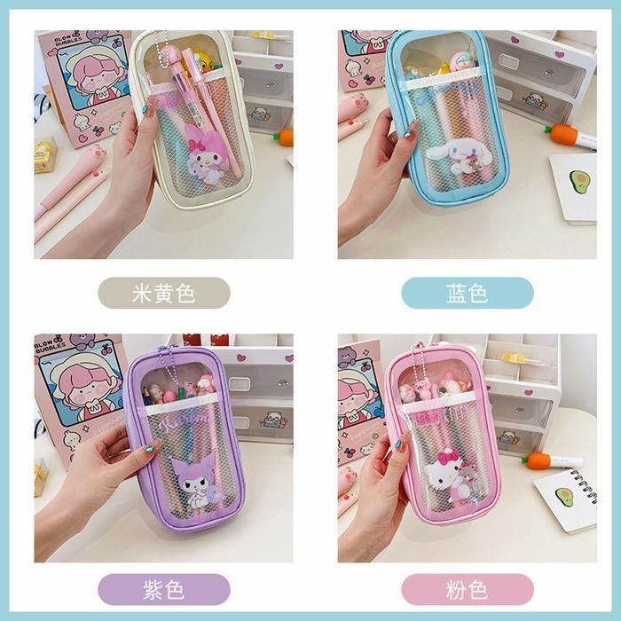 

TEMPAT PENSIL ORI SANRIO KARAKTER CINNAMOROLL KUROMI MELODY KITTY