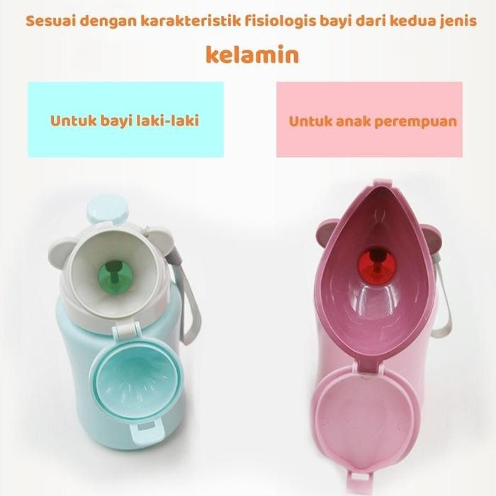 Urinoir Darurat untuk Anak Laki-laki dan Perempuan / Urinoir Portabel untuk Anak-Anak / Penghilang