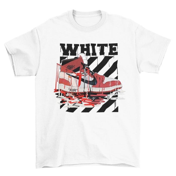 Kaos Pria Tomoinc Air Jordan x Off white