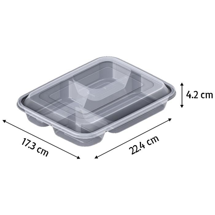 (Allthebest) Thinwall Victory Bento 4 Sekat / Thinwall Bento / Kotak Makan Bento