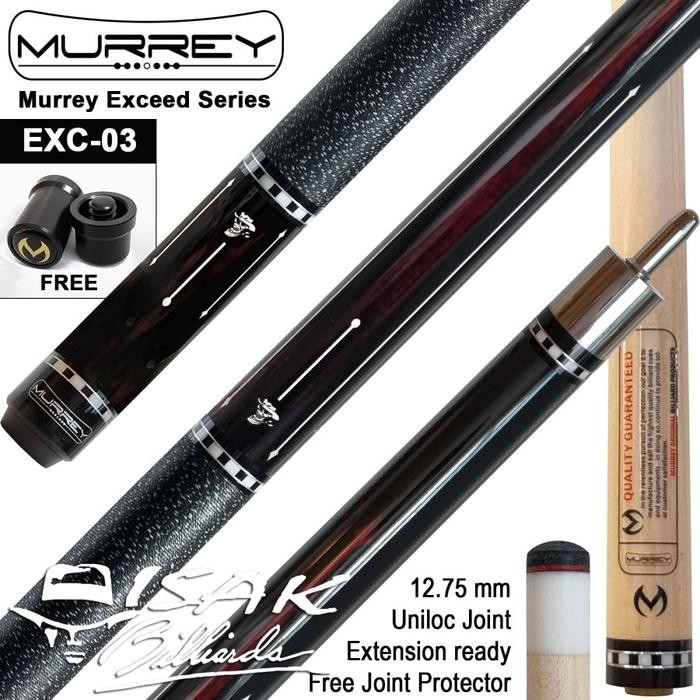 Murrey Exceed EXC-03 Cue - Uniloc Maple Extension Bumper Stick Billiar