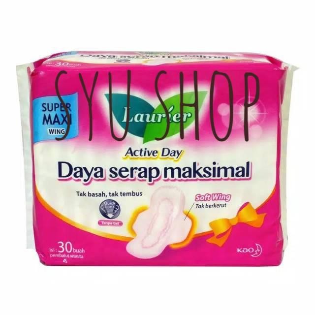 Pilihan- Laurier Super Maxi Wing Isi 30 Active Day