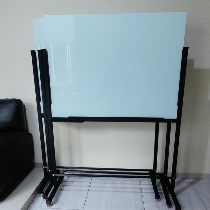 

Glass Board Standing 90 120 Cm - Hitam