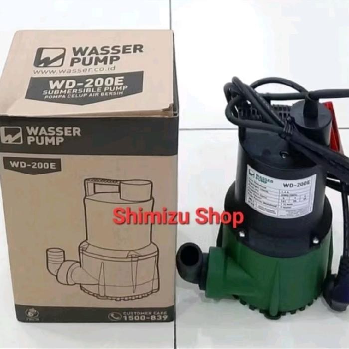 Terbaik Pompa Celup Wasser Wd200E 200Watt 100% Ori