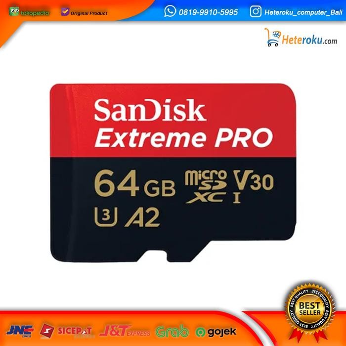 Terbaik Microsd Sandisk Extreme Pro 64Gb - Sdsqxcy-064G-Gn6Ma 100% Ori