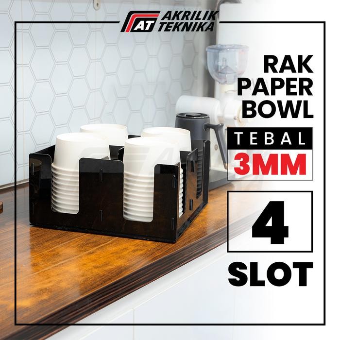 

RAK PAPER RICE BOWL / PAPER BOWL ORGANIZER 4 SLOT