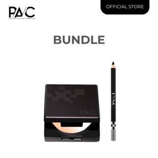 [BUNDLE] PAC Two Way Cake 02 Ochre NEW FREE Eye Brow 01
