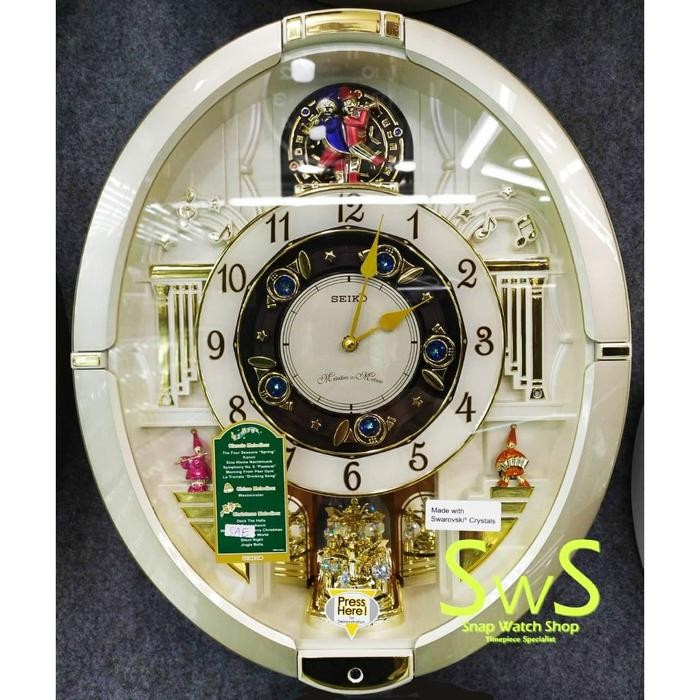 SEIKO QXM290 QXM290S Melodies in Motion QXM290 Original Jam Dinding