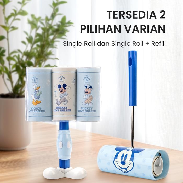 OHSOME x Disney- Disney Solo Corner Mickey Series Lint Roller Pembersih Kain/Baju Karakter Disney