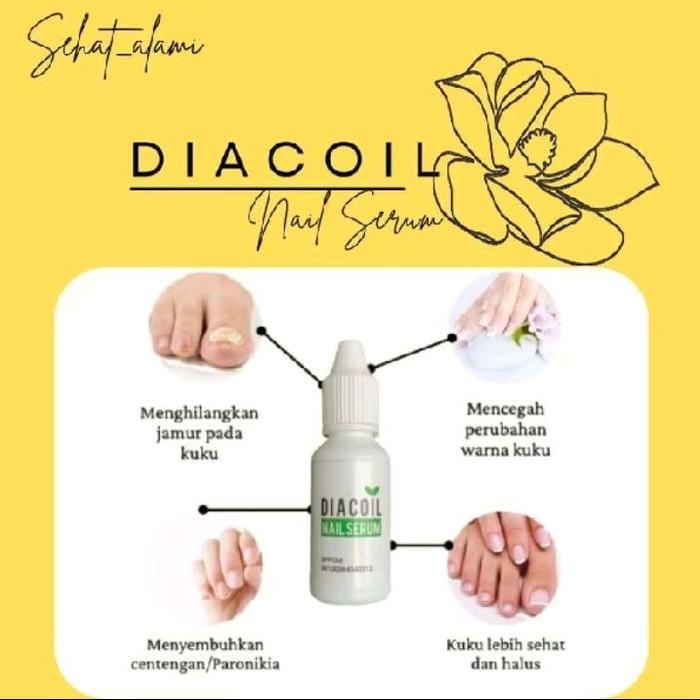 Pilihan- Diacoil Nail Serum Original Obat Jamur Kuku Cantengan Dan Bernanah Ampuh 100%