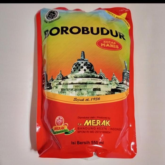 

Pilihan- Kecap Manis Borobudur Refil 550Ml