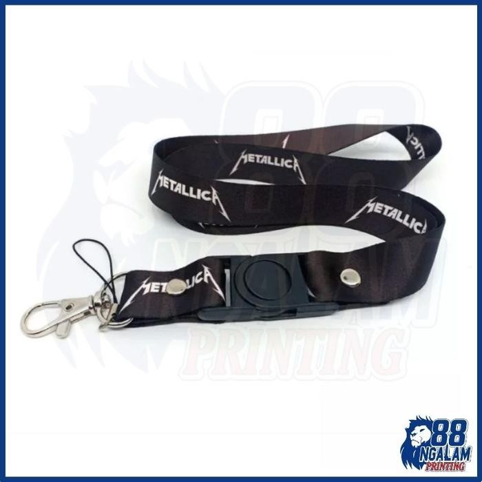 

OJ Tali Lanyard METALLICA / Custom Lanyard Tali Gantungan Kunci HP