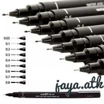 

Pilihan- Pulpen Gambar Drawing Pen Uni Waterproof Pen Gambar Anti Air Uni Pin