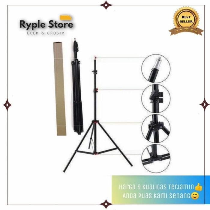 tripod stand hp 2m/tripod besi hp 2.1 meter [kualitas terbaik]