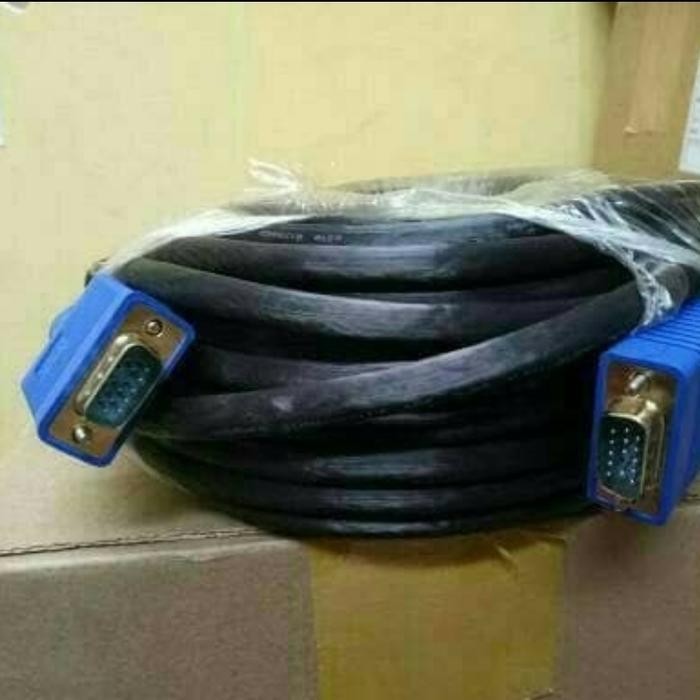 Paling Baik Kabel Vga Gold Plated 20 Meter Original Bafo Terlariss 