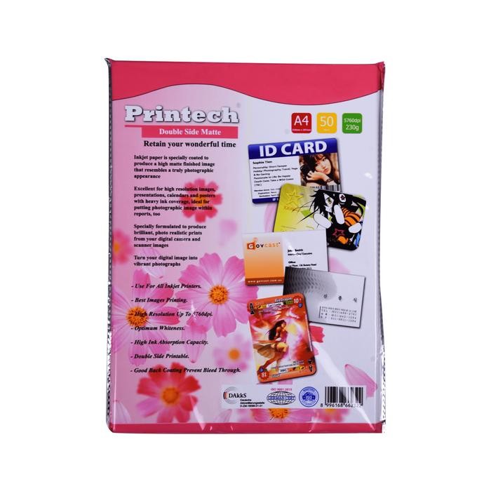 

Kertas Foto / Photo Paper Printech Double Side Matte A4 230g