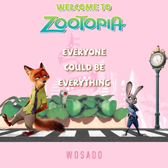 Pilihan- (Ice Black) Zootopia X Wosado Bulumata Magnetic Bulumata Bold Eyelash Extention