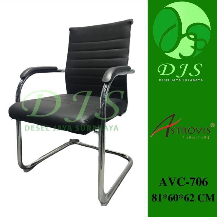 Kursi kantor hadap Astrovis AVC-706 Hitam_kursi hadap