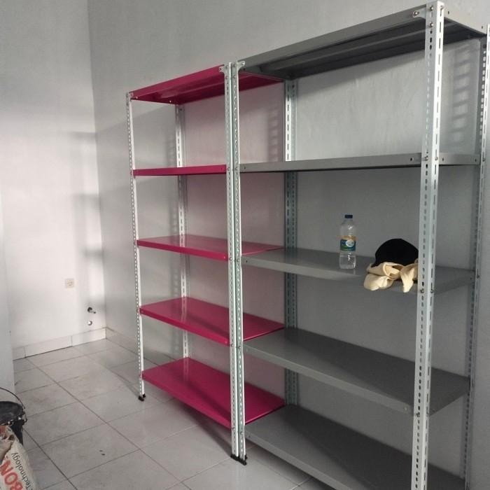 rak besi siku 40x100x200 5 susun