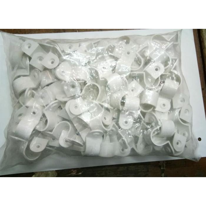 Clamp / Klem Pipa Pvc 25Mm Merk Clipsal