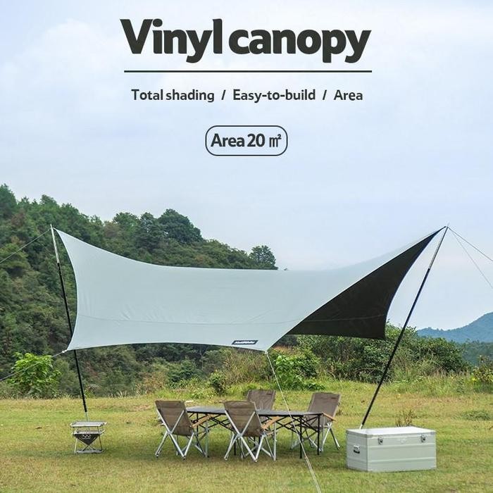 FLYSHEET HEXAGONAL VINYL NATUREHIKE NH20TM087 TENDA SHELTER CAMPING