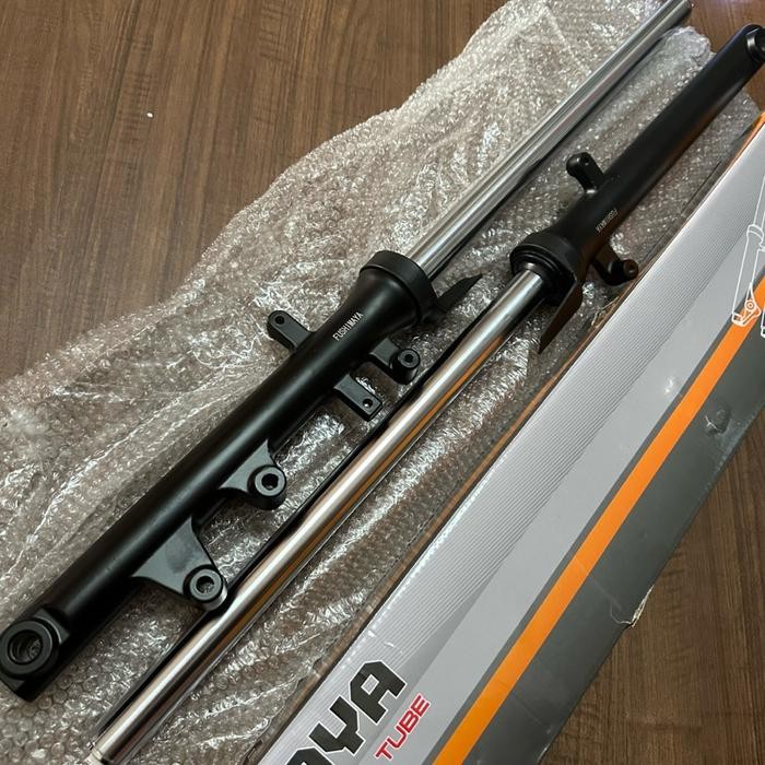 LANGSUNG GAS. FUSHIMAYA SATRIA FU 150 AS TABUNG DEPAN SHOCK ASSY SHOK SOK FRONT FORK COVER TUBE