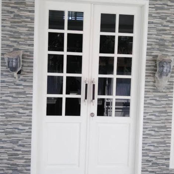 ASLI kusen aluminium pintu dobel Kaca READY STOCK