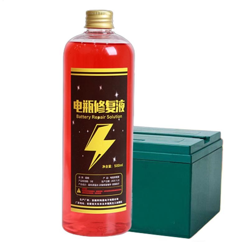 500ml Concentrated Safe Car Battery Restore Refill Solution Auto Battery Additive Battery Repair