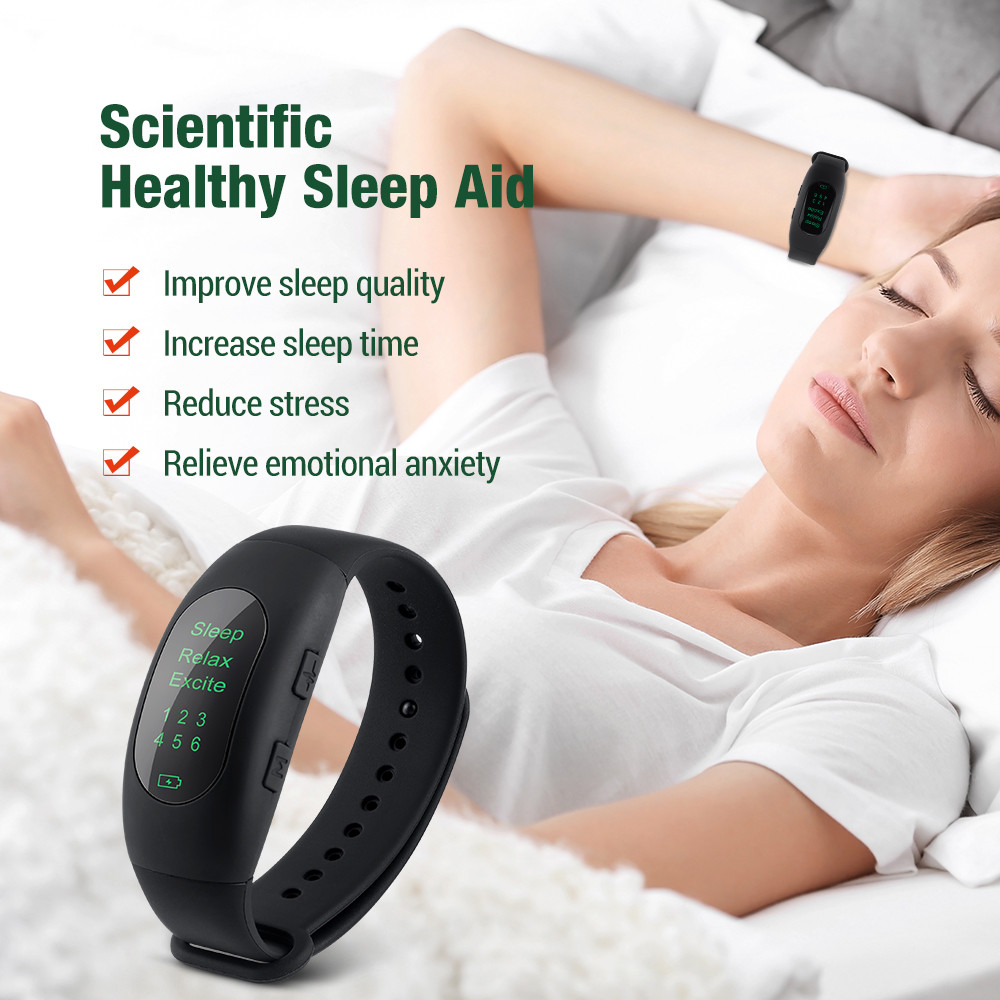 Micro-current Intelligent Sleep Aid Stress Reduction Sleeping Apparatus Wearable Therapy Watch