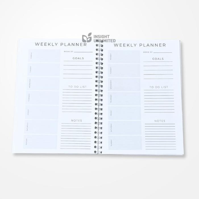 

Undated One Year Weekly Planner