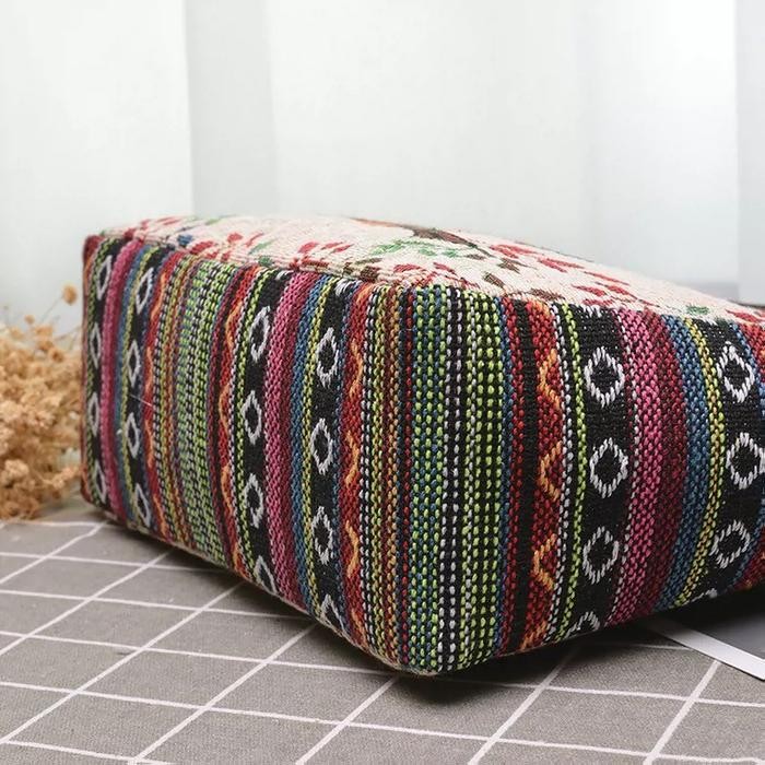 Top Tas Tangan Wanita/Tas Etnik/Tas Bahan Kain Kanvas Motif Owl Wanita