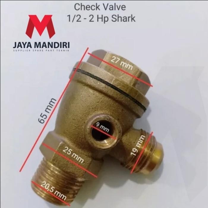 Check Valve 1/2 hp - 2 hp