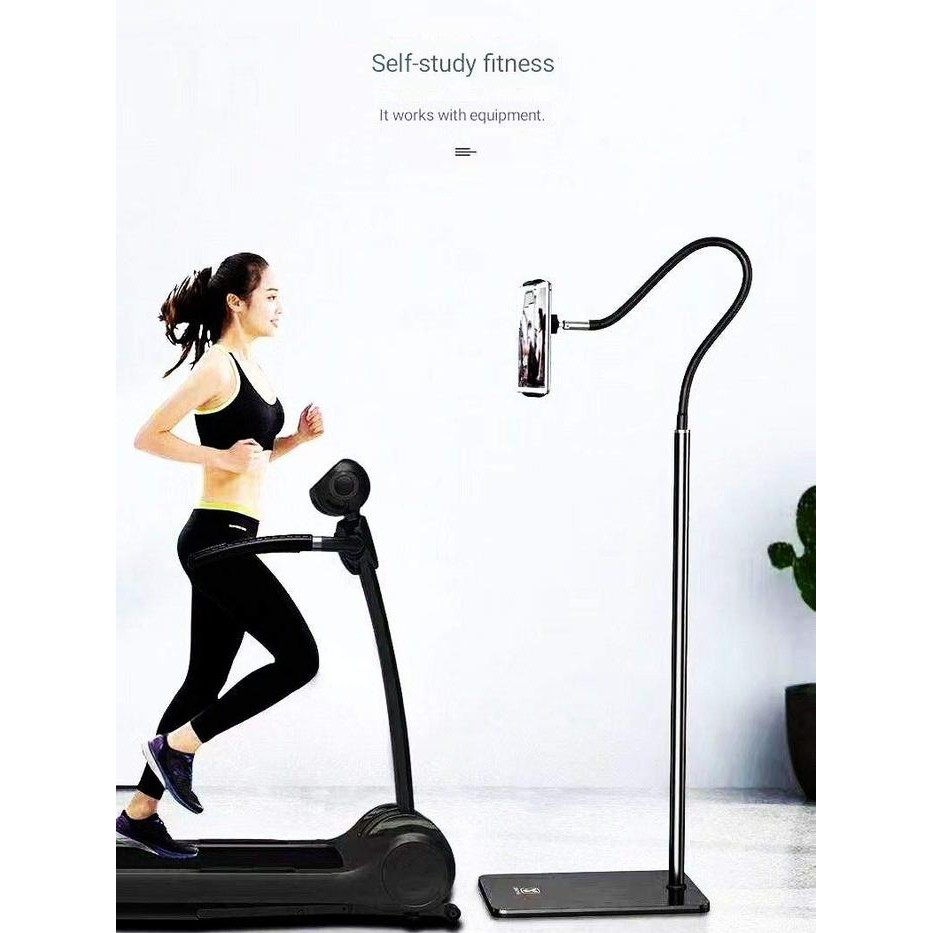 LAZYPOD STAND RANJANG LANTAI PHONE HOLDER STAND HP TABLET PHONE STAND METAL LAZY BRACKET TABLET