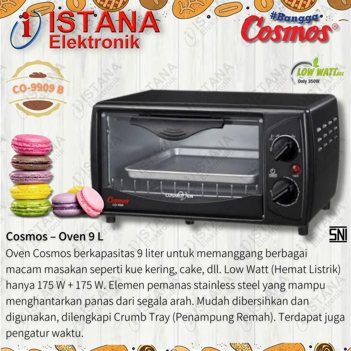 COSMOS OVEN LISTRIK 9 LITER LISTRIK CO-9909 B