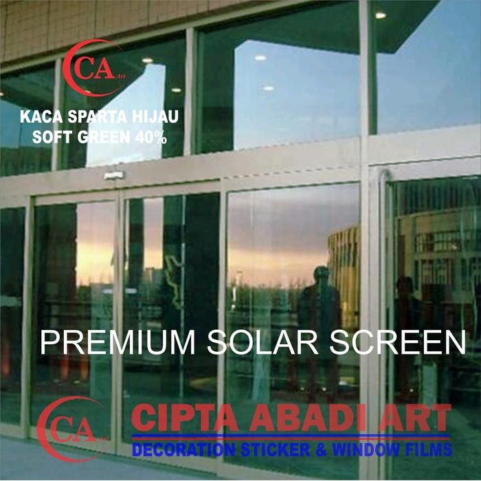 Ready KACA FILM SPARTA PREMIUM HIJAU SOFT GREEN SOLAR SCREEN