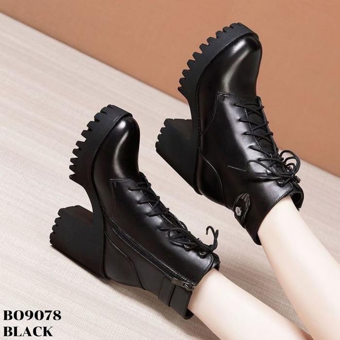 Donatello - Top Sepatu Boots Flat Korea Bo9078