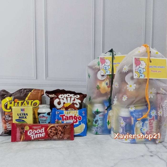 PAKET SNACK FULL SNACK KEMASAN POUCH SERUT (FREE CARD)