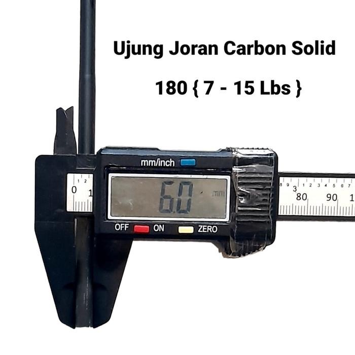 Ujung Joran Pancing Bahan Carbon Solid Untuk Joran 180Cm Sangat Murah