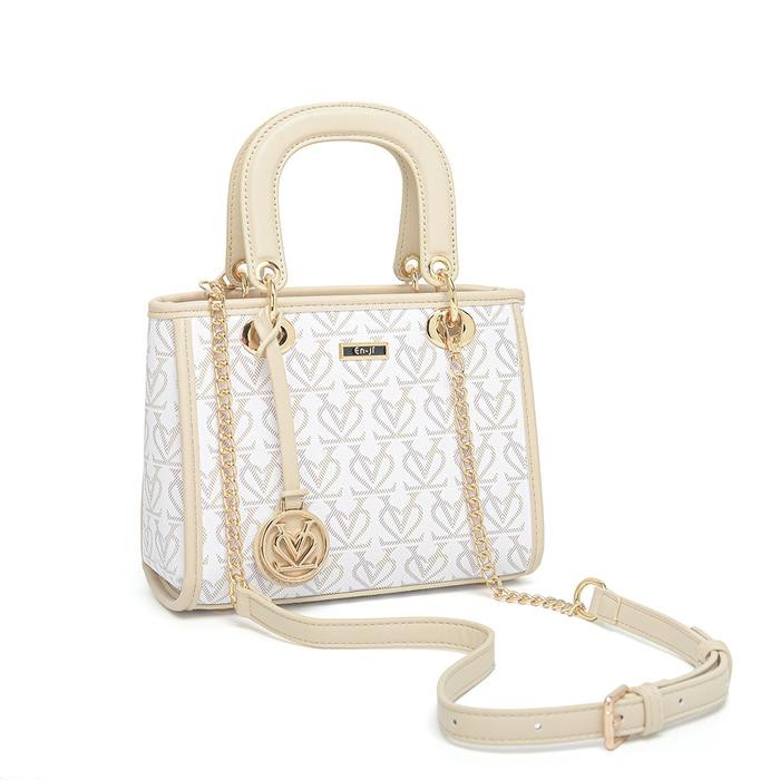 EN-JI HYUNMI HANDBAG - CREAM