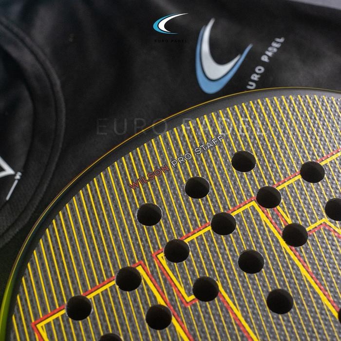 Wilson Pro Staff V2 Advanced Round Full Carbon Racket Padel Original Promo 