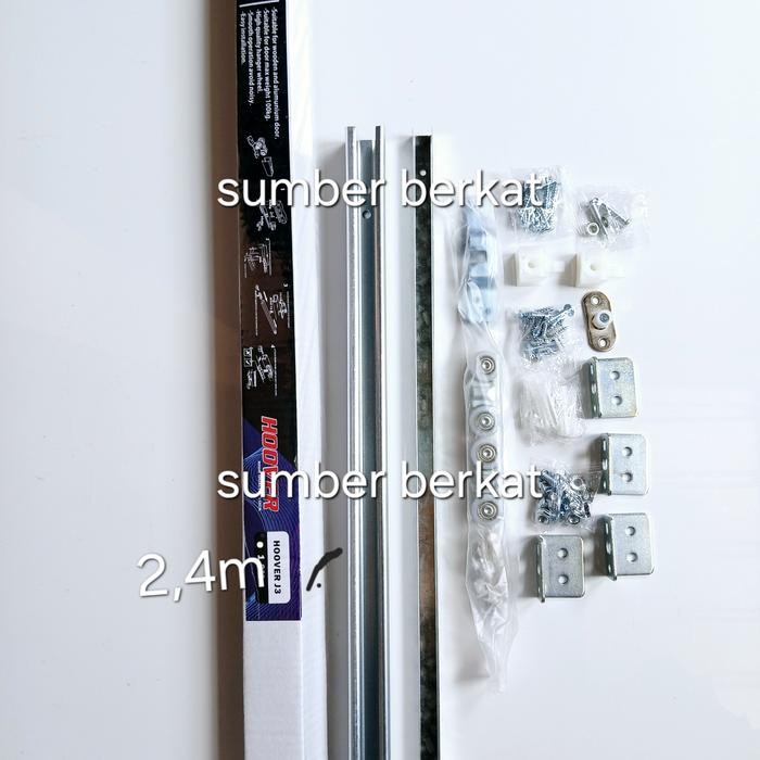 Terlaris Rel pintu sliding j5 hoover , rel pintu geser 2,4m , rel pintu sliding g5 2,4 meter , rel