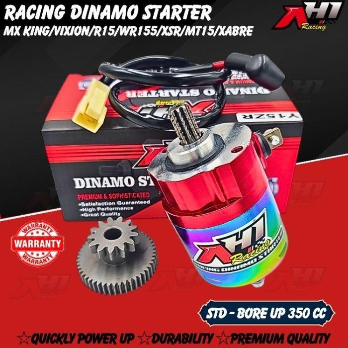 Dinamo Starter Mxking Vixion R15 V2 V3 Vva Wr 155 Xsr 155 Mt15 Xabre Wr155 Bore Up 350 Cc Ah1 Racing